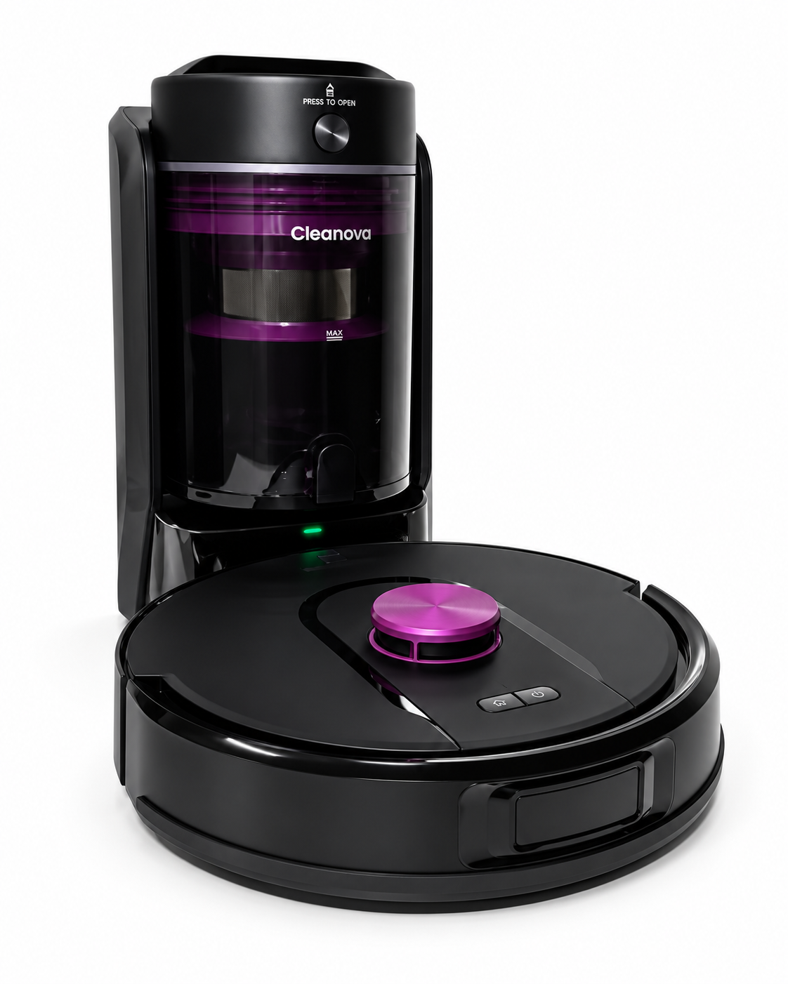 Cleanova W15 GreenBin – Robot mit Selbstentleerungsstation