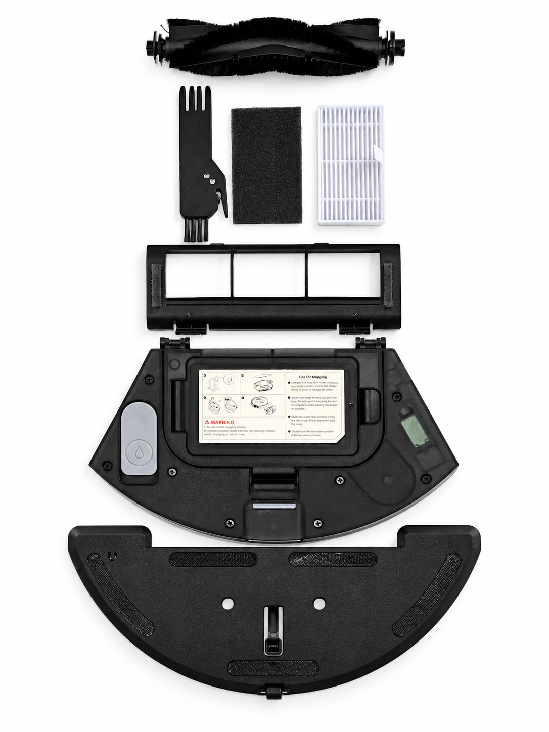 Cleanova W15 GreenBin – Zubehör und Wischmodul
