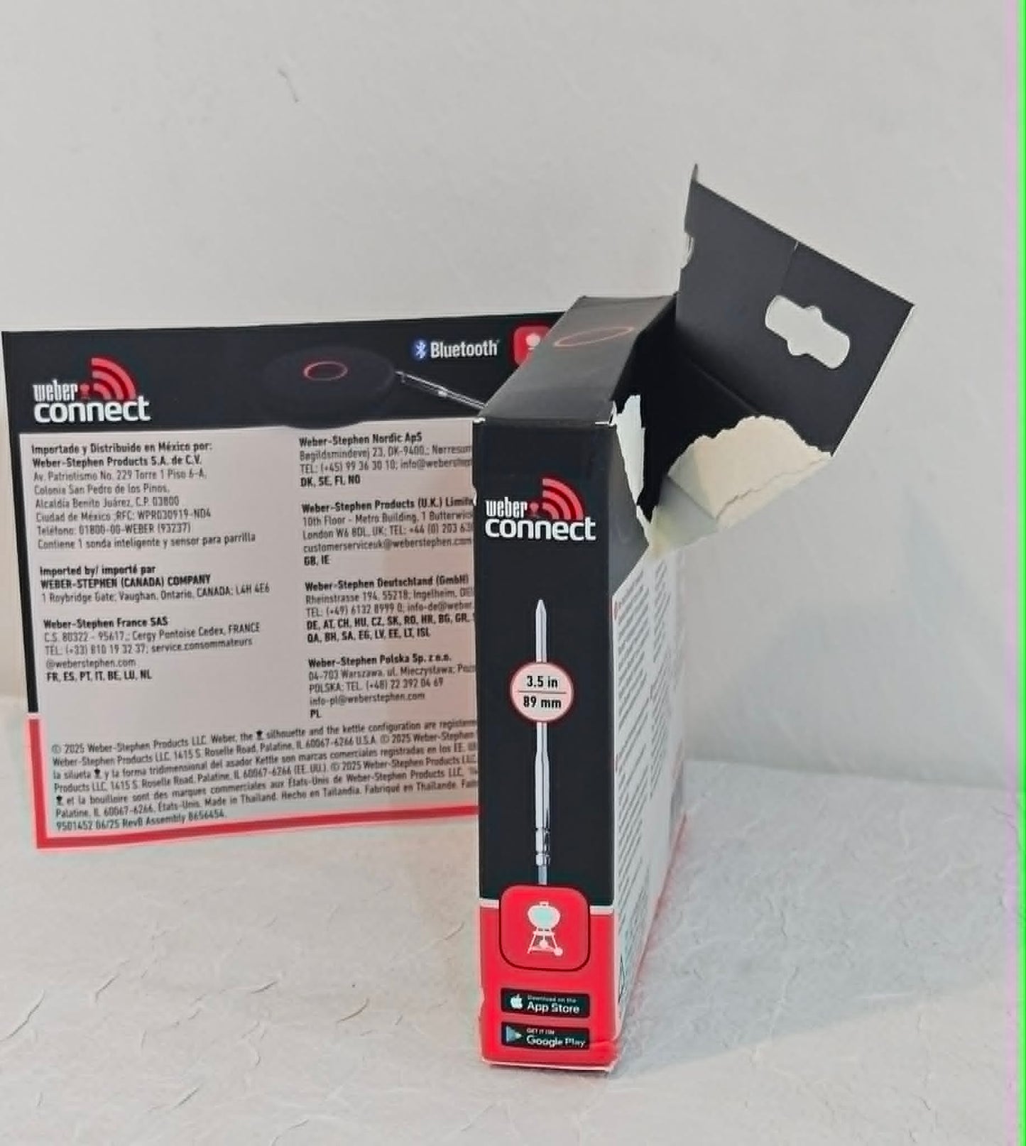 Weber Connect Smart Probe und Grillrostsensor (3400590) – B-Ware