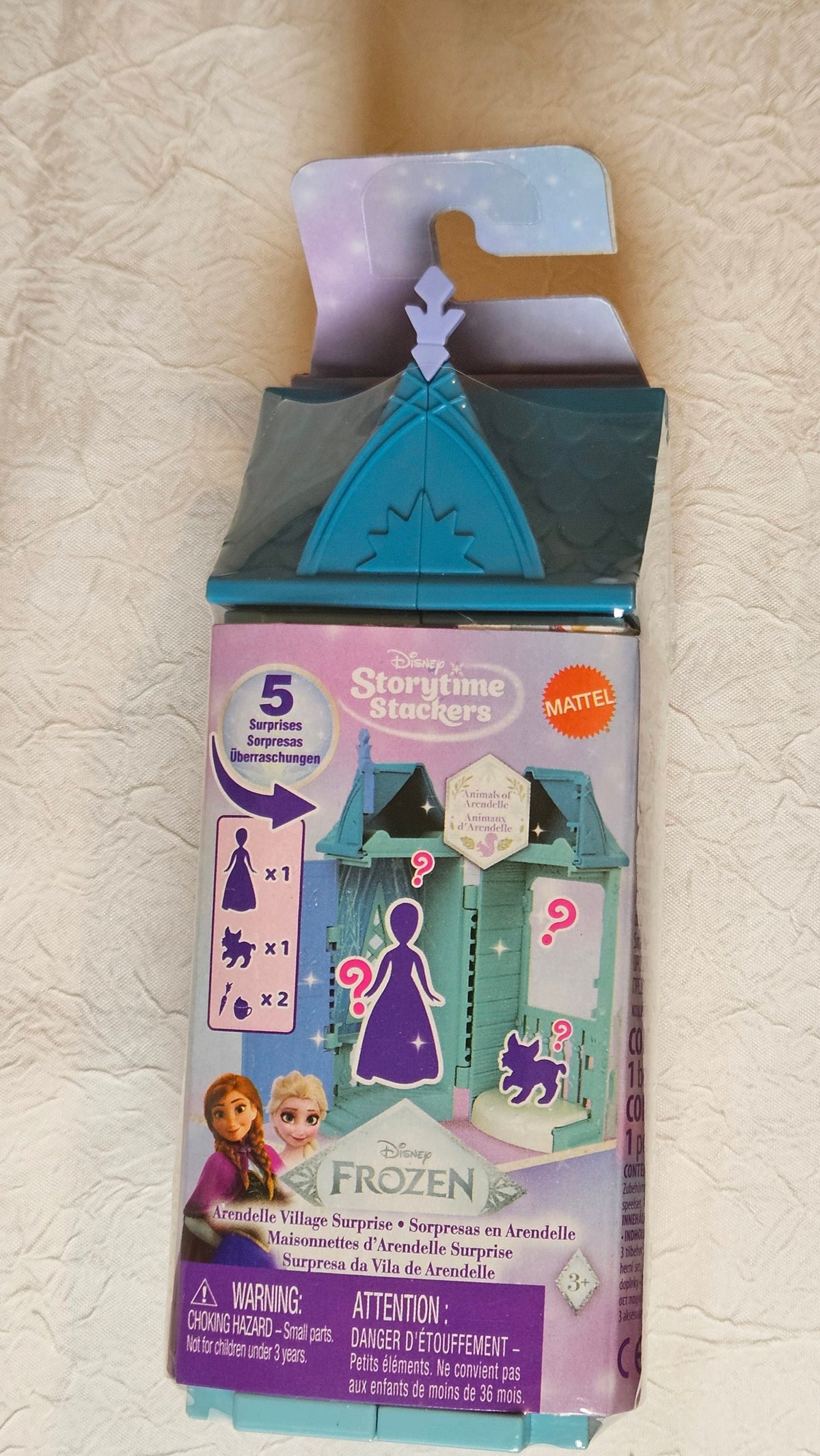 Mattel Disney Frozen Storytime Stackers Arendelle Village Surprise 2er-Set – Neuware, OVP mit Lagerspuren