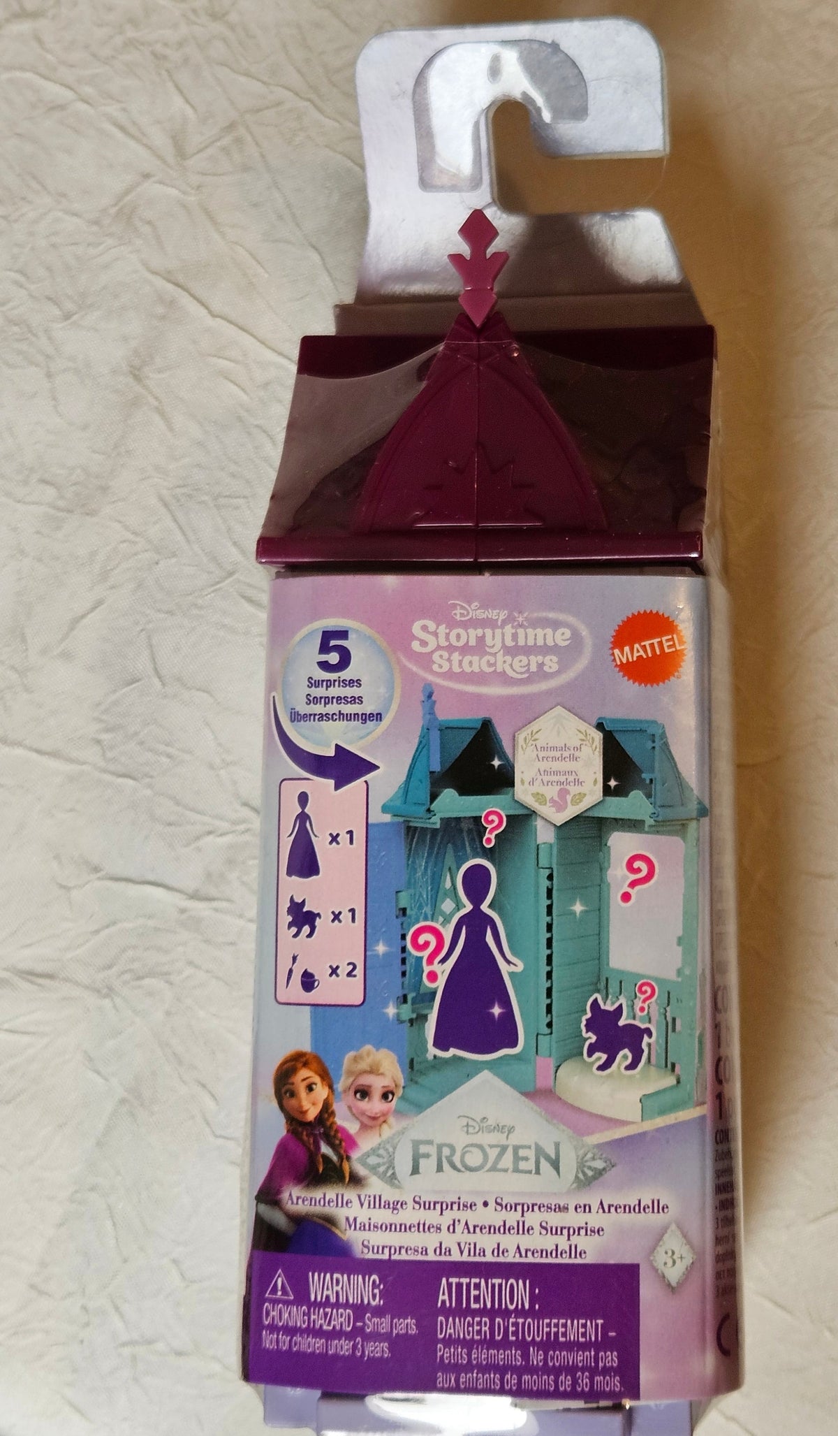 Mattel Disney Frozen Storytime Stackers Arendelle Village Surprise 2er-Set – Neuware, OVP mit Lagerspuren