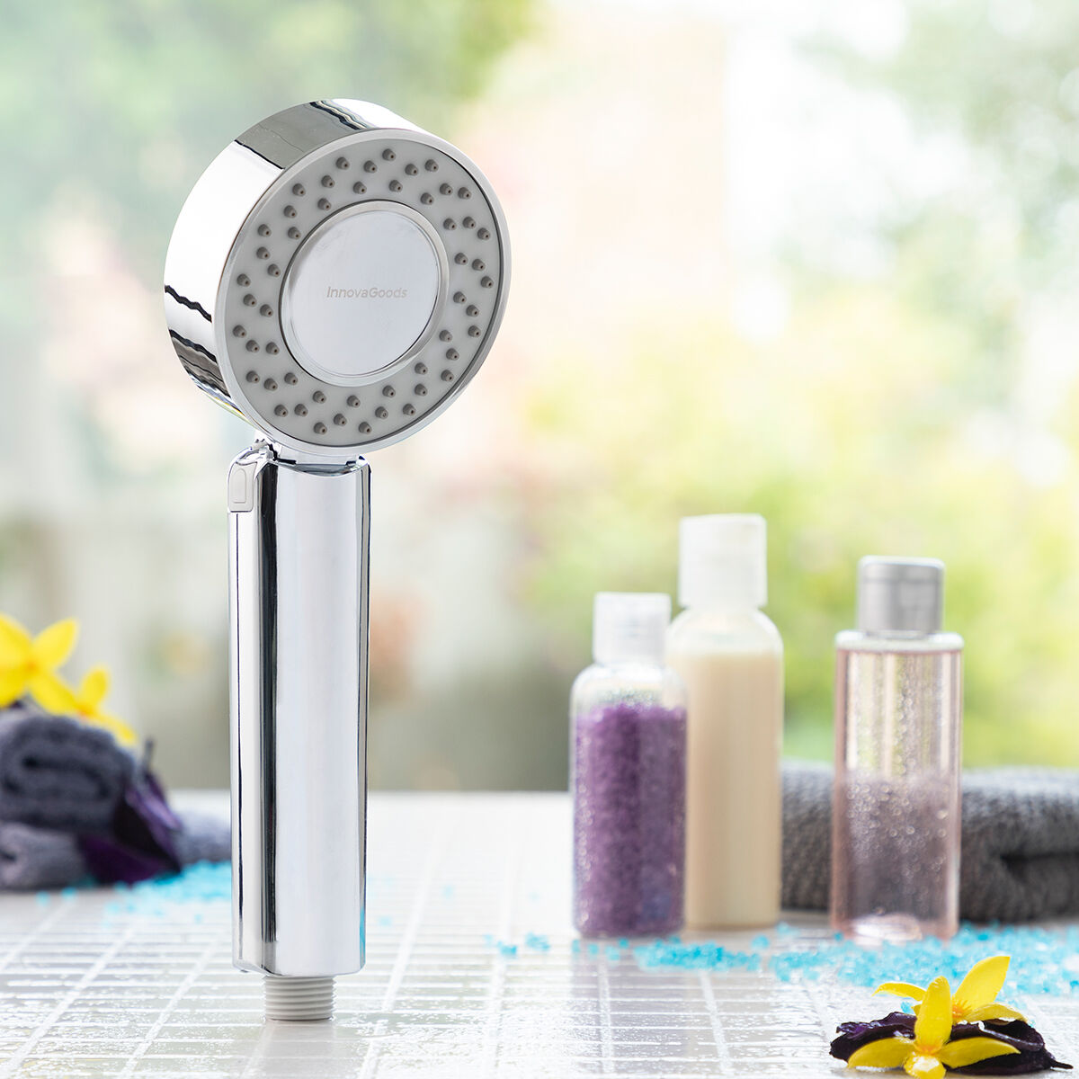 Innovagoods Doppel-Dusch-Brause Mit 3-In-1-Spender Xawara Innovagoods