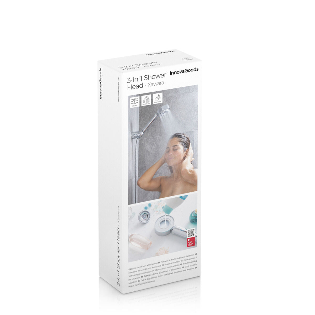 Innovagoods Doppel-Dusch-Brause Mit 3-In-1-Spender Xawara Innovagoods