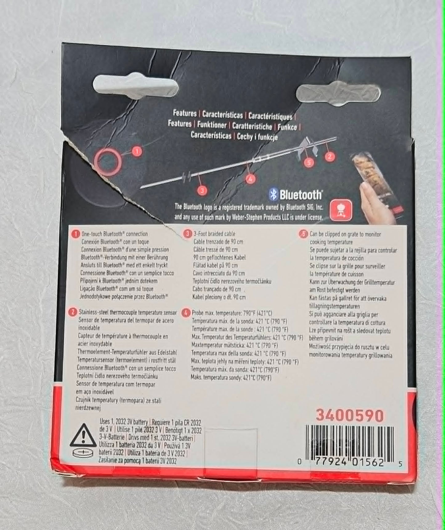 Weber Connect Smart Probe und Grillrostsensor (3400590) – B-Ware