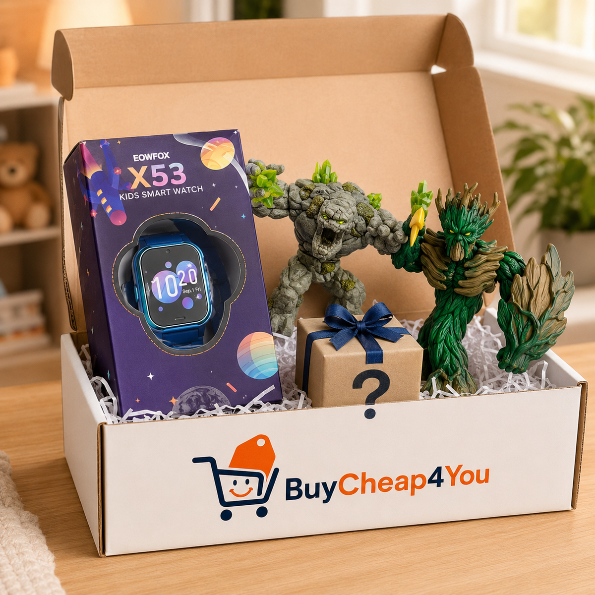 CheapBox4Kinder N°1 – Smartwatch + 2 Schleich ELDRADOR Figuren + Überraschung