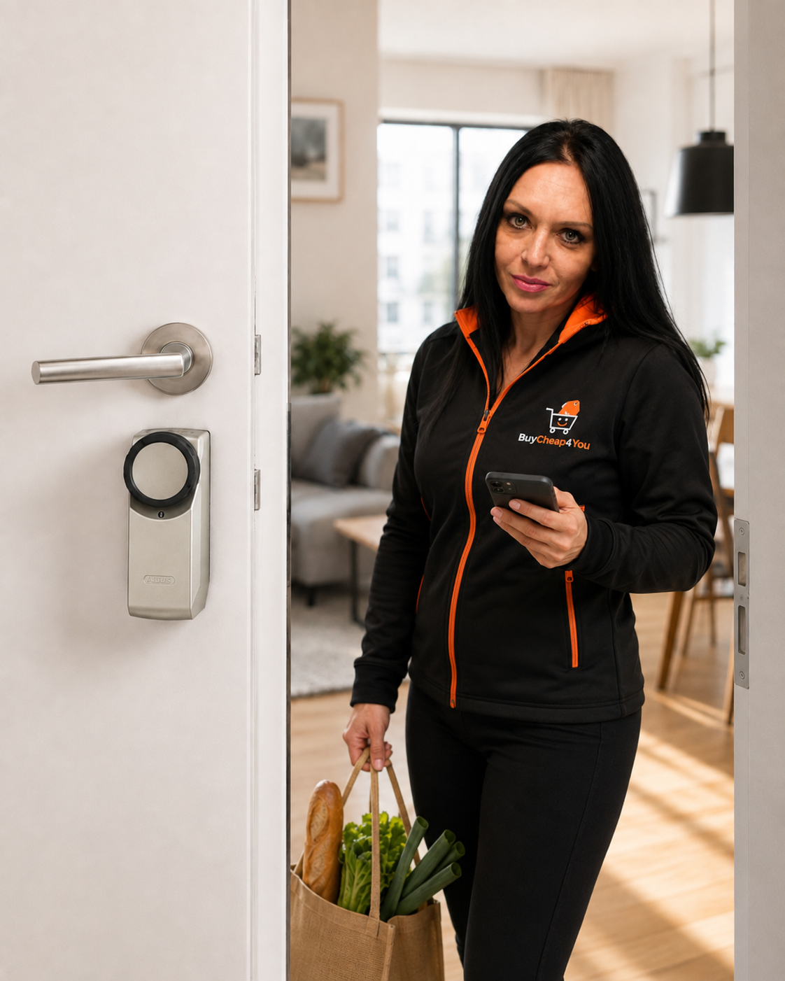 ABUS HomeTec Pro CFA3100 S Smart Lock Bluetooth – Silber – Neuware