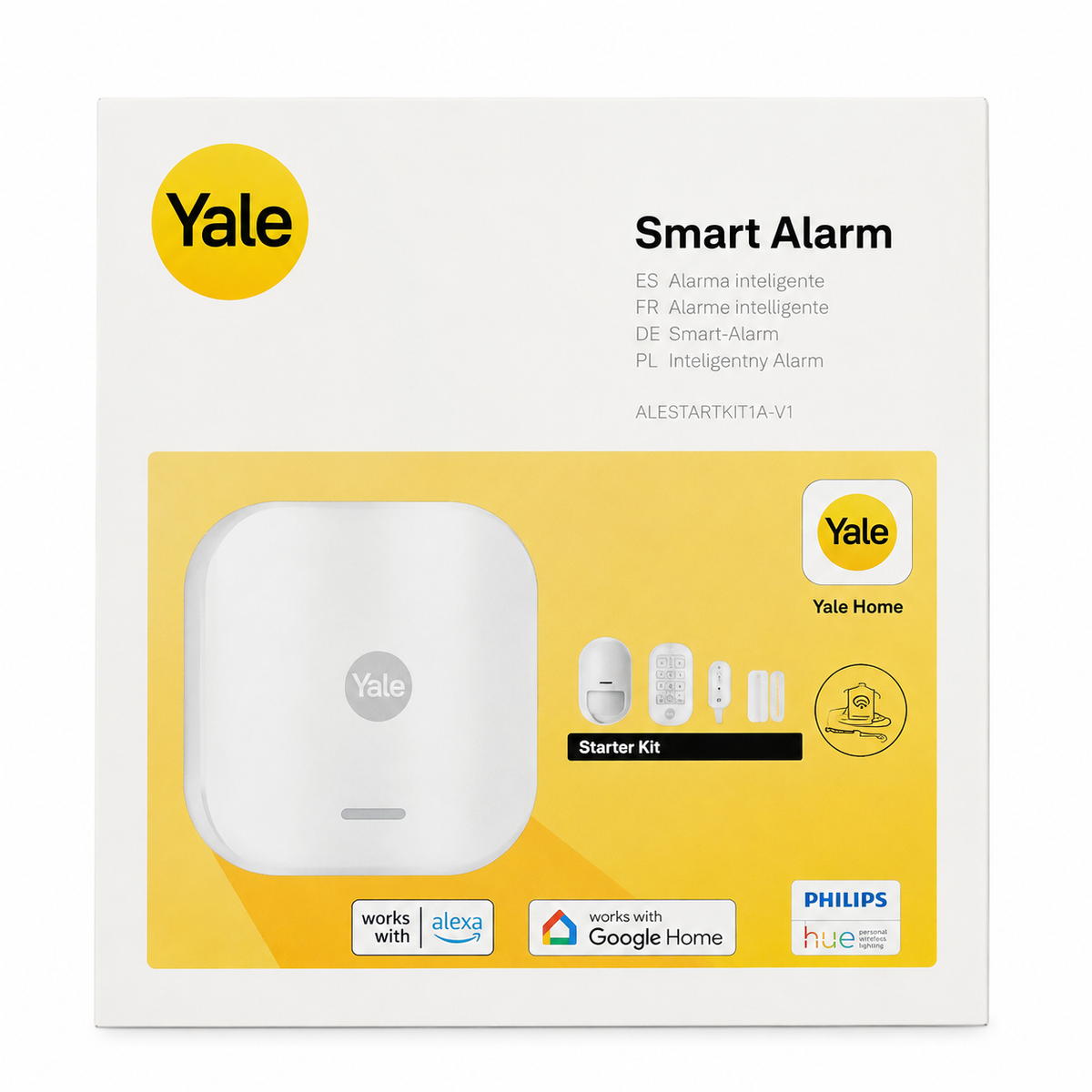 Yale Smart Alarm Starter Kit L Funk-Alarmanlage AL-SK1-1A-EU