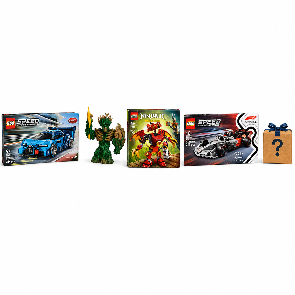 CheapBox4Kinder Jungen N° 2 – LEGO & Schleich Geschenkbox + Überraschung