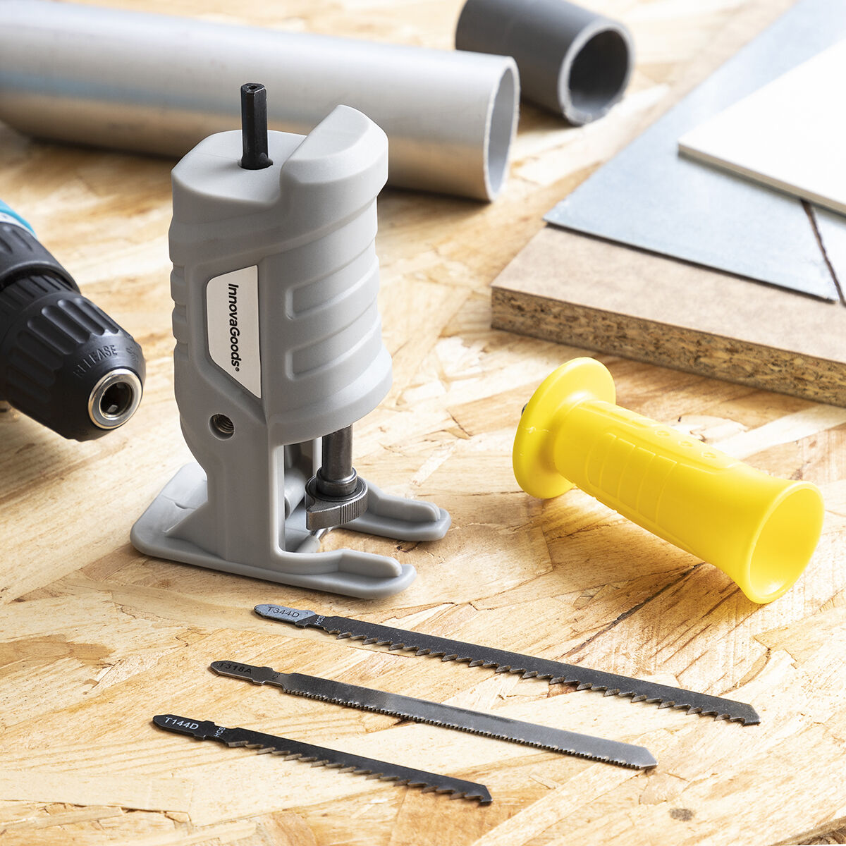 Innovagoods Stichsägen-Adapter Für Bohrmaschinen Jrill Innovagoods