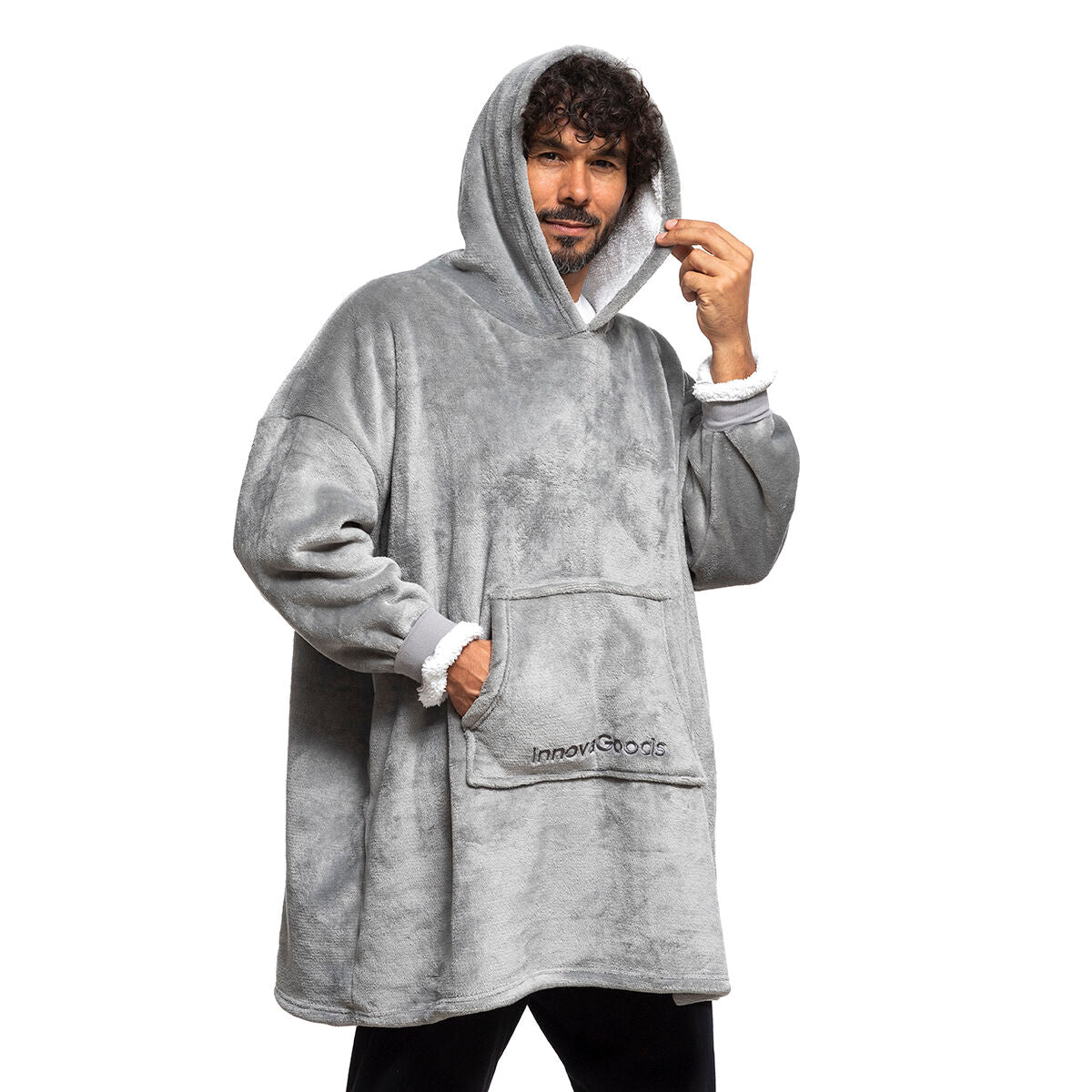 Innovagoods Übergroßes Mit Fleece Gefütterte Kapuzendecke Swug Innovagoods