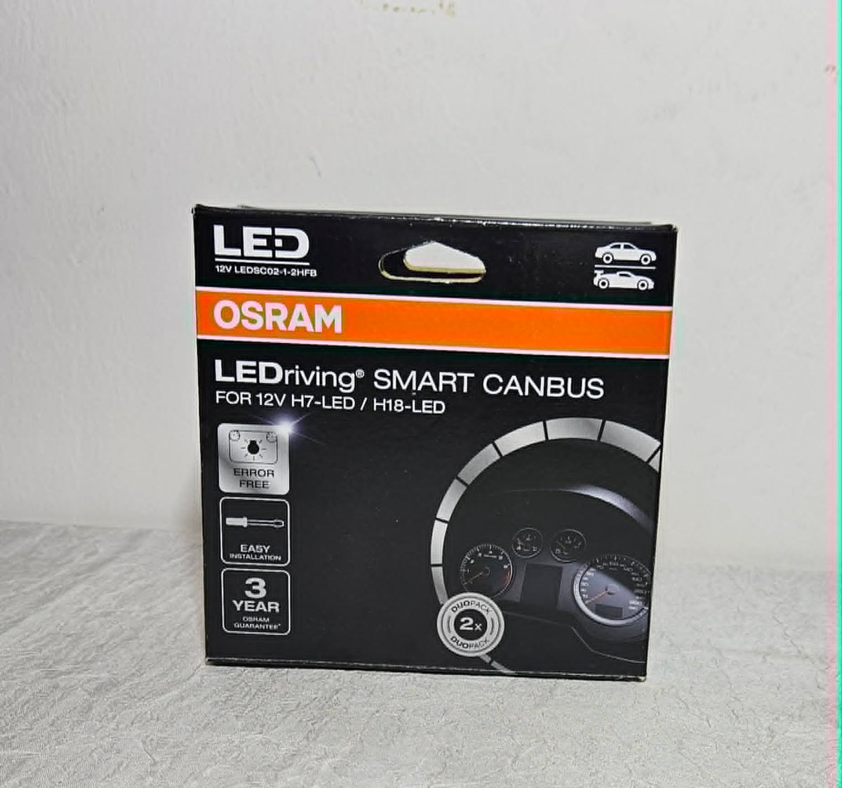OSRAM LEDriving SMART CANBUS LEDSC02-1-2HFB – 2er Set – unbenutzt