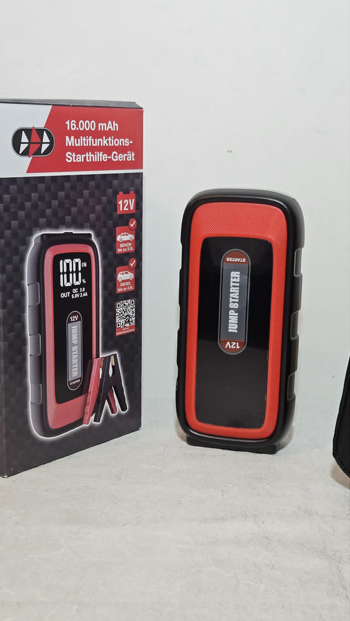 PROWELL Multifunktions-Starthilfe-Gerät 16.000 mAh – B-Ware