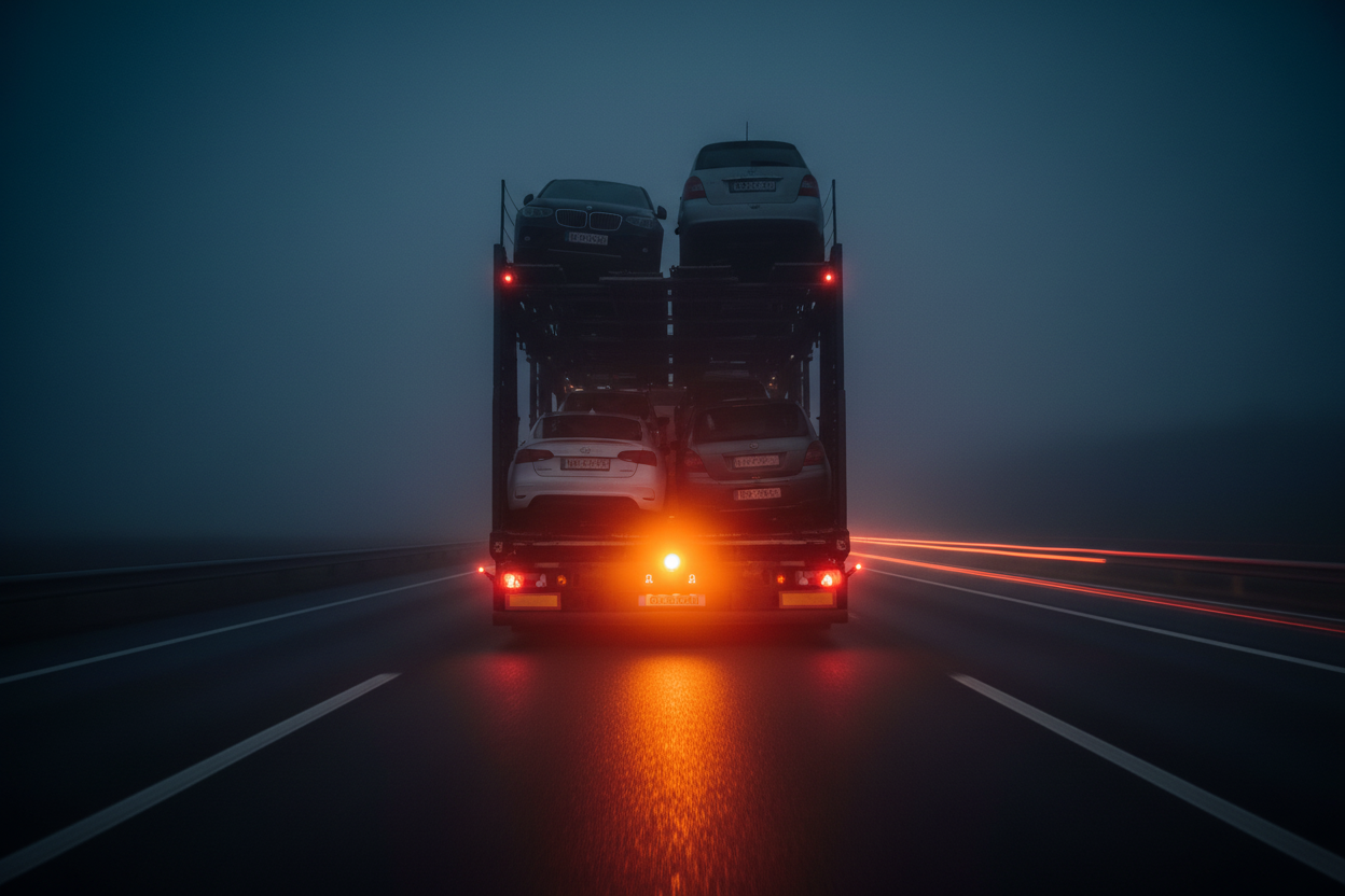 TIR transportor cu LEDguardian amber